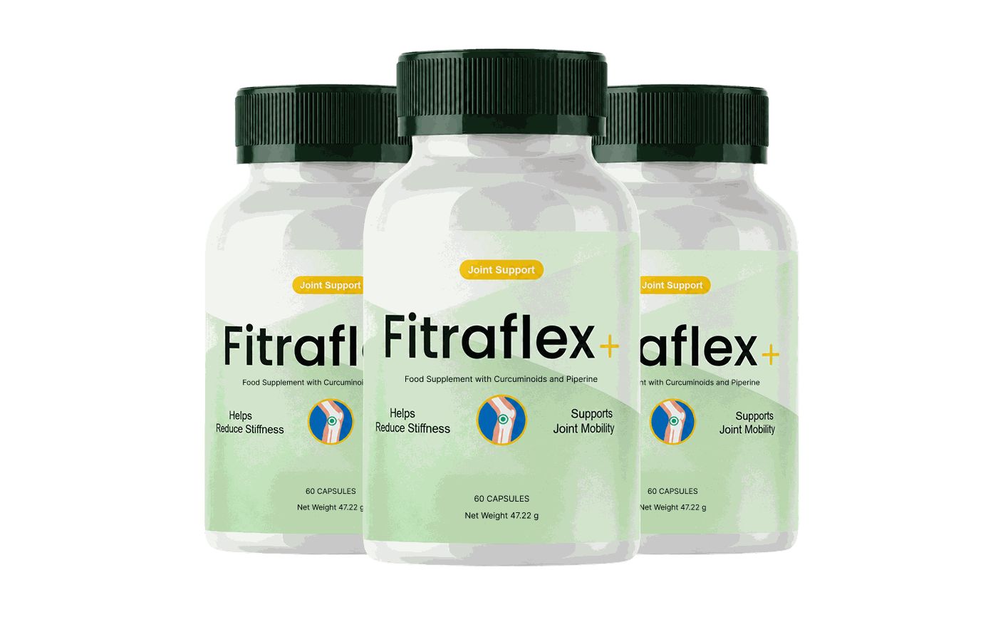 Three packs of Fitraflex+ capsules